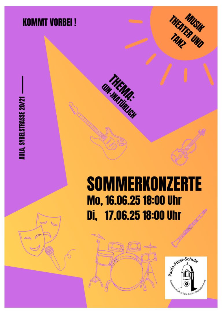 Plakat Sommerkonzerte 2025