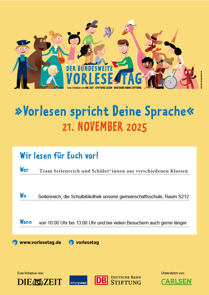 Bundesweiter Vorlesetag 2025